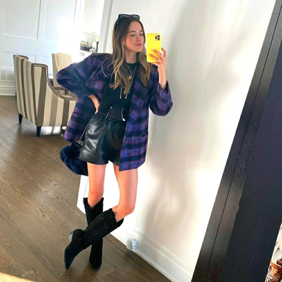 LAST ONE ZARA NWT VHTF Leather Heeled COWBOY Boots - Picture 2 of 15